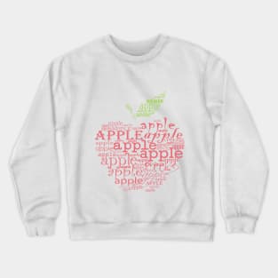 Typographic apple Crewneck Sweatshirt